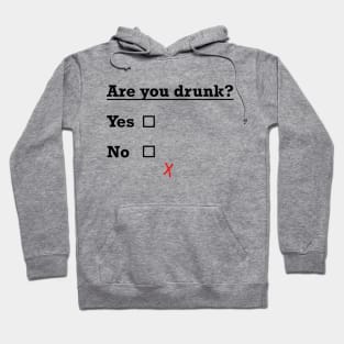 are you drunk? Hoodie